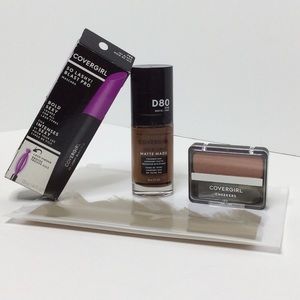 COVERGIRL MAKEUP LOT FOUNDATION/MASCARA/BLUSH